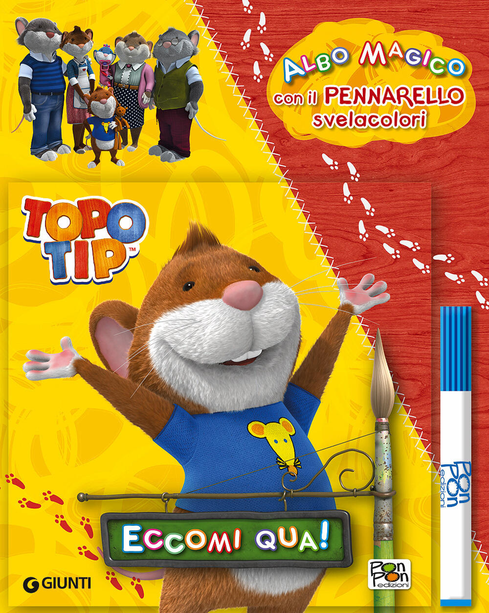 Topo Tip Con gad Cristina Panzeri Libro Pon Pon Edizioni