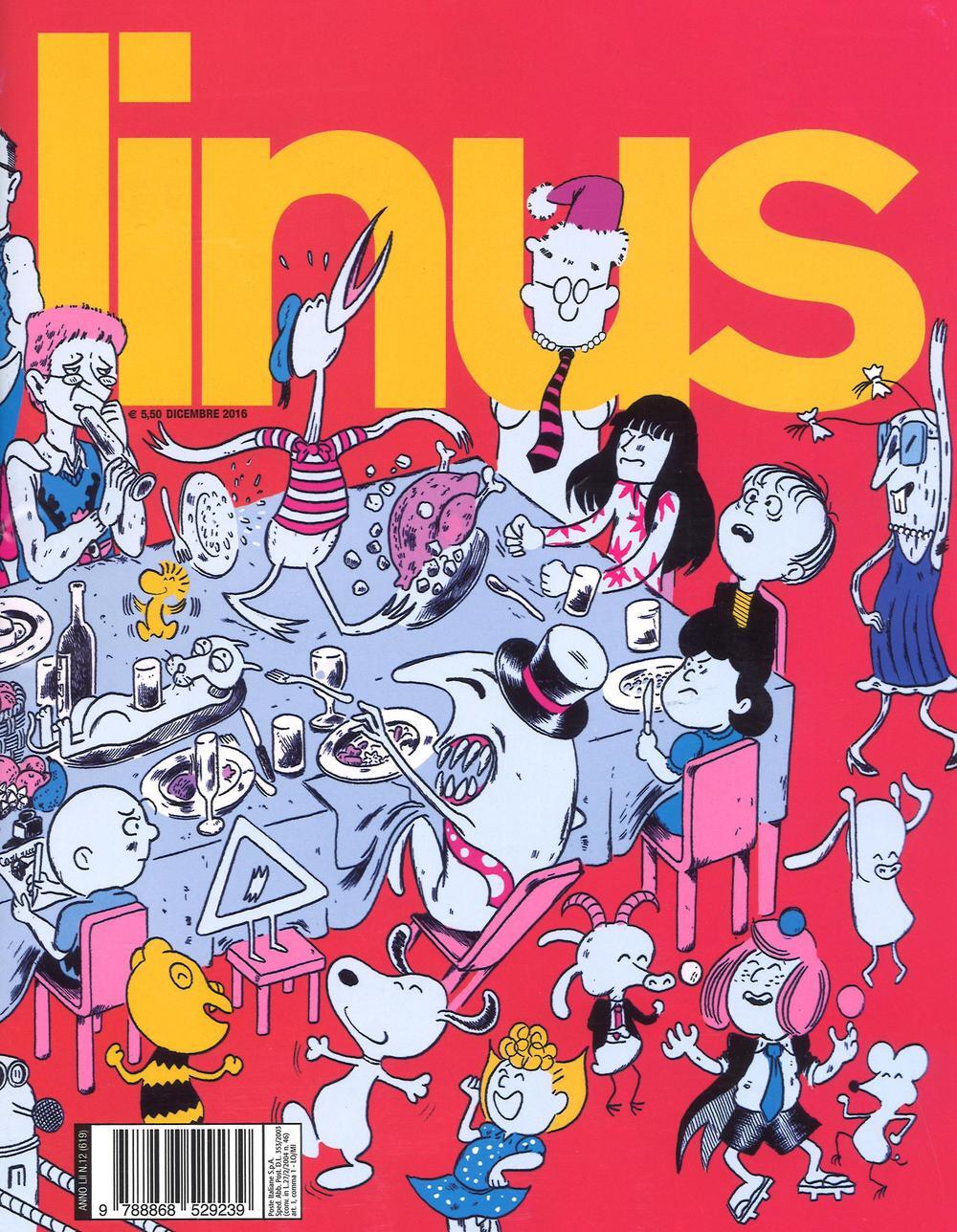 Linus (Rivista). Dicembre 2016 Libro Baldini + Castoldi IBS
