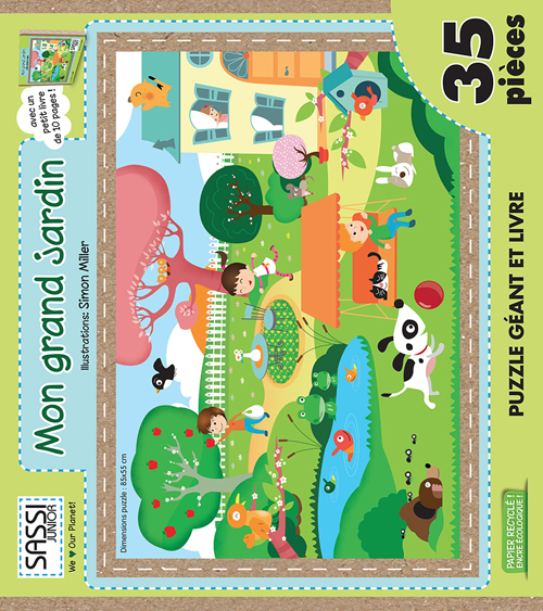 Mon grand jardin. Libro puzzle Scarica PDF EPUB
