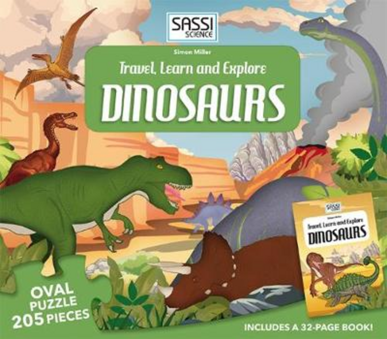 Dinosaurs. Travel, learn and explore. Libro puzzle Scarica PDF EPUB
