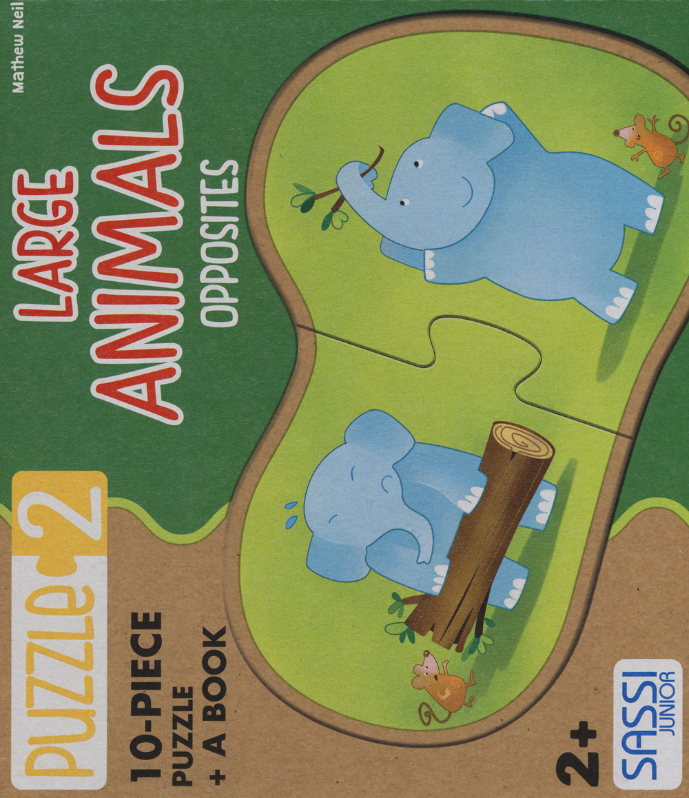 Large animals. Opposites. Con puzzle Scarica PDF EPUB
