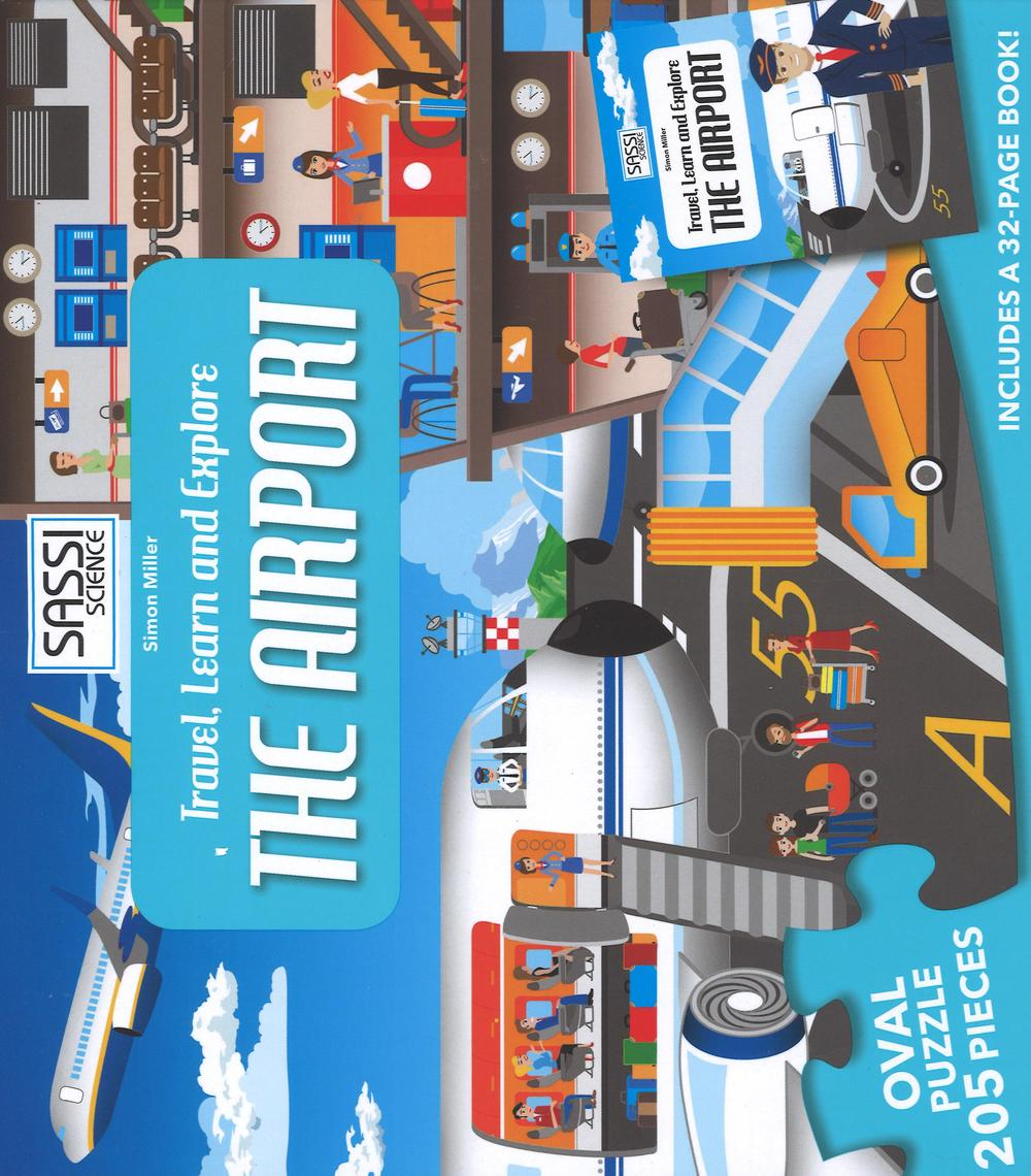 The airport. Travel, learn and explore. Puzzle. Con libro Scarica PDF EPUB
