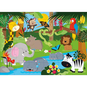 Set Pezzi Scacchi Animali Africani – Giungla Selvatica – CBK – Ricambio Usato