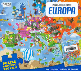 Libro Europa. Viaggia, conosci, esplora. Con puzzle. Ediz. a colori Giulia Pesavento Alberto Borgo