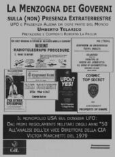 Libro La menzogna dei governi sulla non presenza extraterrestre Umberto Telarico