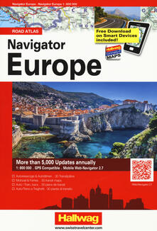 Navigator Europe 1:800.000. Road atlas. Ediz. multilingue.pdf