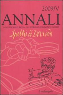 Annali della Fondazione Europea del Disegno (2009). Vol. 4: Spettri di Derrida..pdf