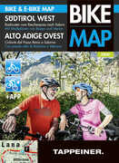 Libro Alto Adige Ovest. Ciclovie dal Passo Resia a Salorno. Con piante città di Bolzano e Merano. Bike & e-bike map. Con app