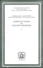 Libro Lezioni in onore di Giuliano Preparata. Vol. 1