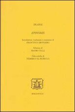 Libro Epinomis. Testo greco a fronte Platone