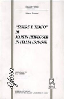 Festivalpatudocanario.es Essere e tempo di Martin Heidegger in Italia (1928-1948) Image