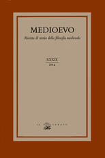 Libro Medioevo. Rivista di storia della filosofia medievale. Ediz. italiana, inglese e tedesca. Vol. 39