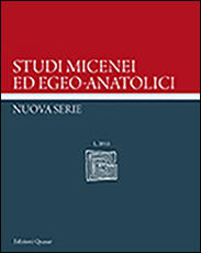 Libro Studi micenei ed egeo-anatolici. Nuova Serie (2015). Vol. 1