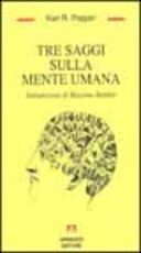 Libro Tre saggi sulla mente umana Karl R. Popper