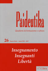 Libro Paideutika. Vol. 26: Insegnamenti, insegnanti, libertà.