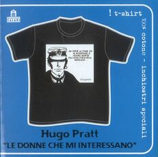 Idee regalo T-Shirt Corto Maltese a maniche corte, unisex, taglia M. Nero. Le donne che mi interessano Magazzini Salani