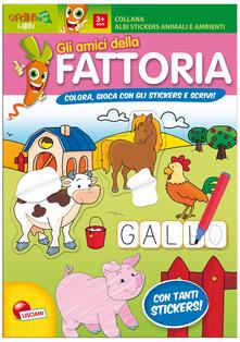 Gli animali della fattoria. Con adesivi. Ediz. illustrata.pdf