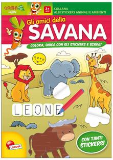 Gli amici della savana. Con adesivi. Ediz. illustrata.pdf