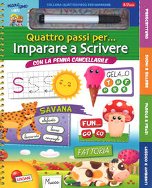Imparare a scrivere. Quattro passi per.... Ediz. a colori. Ediz. a spirale. Con gadget.pdf