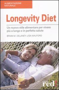 Libro Longevity diet Brian M. Delaney Lisa Walford