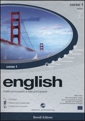 Copertina  English : corso 1 : livello principianti e falsi principianti