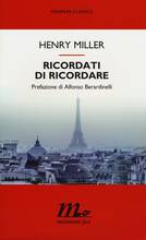 Libro Ricordati di ricordare Henry Miller