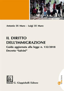 Writersfactory.it Il diritto dell'immigrazione. Guida aggiornata alla Legge n. 132/2018 Decreto «Salvini». Con e-book Image