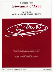 Copertina  Giovanna d'Arco : dramma lirico in quattro atti di Temistocle Solera