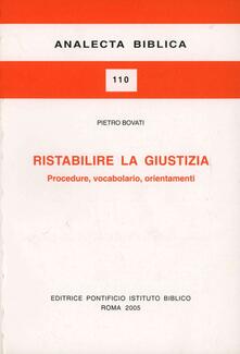 Ristabilire la giustizia. Procedure, vocabolario, orientamenti.pdf