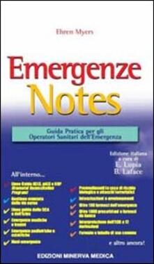 Listadelpopolo.it Emergenze Notes. Guida pratica per gli operatori sanitari dell'emergenza Image