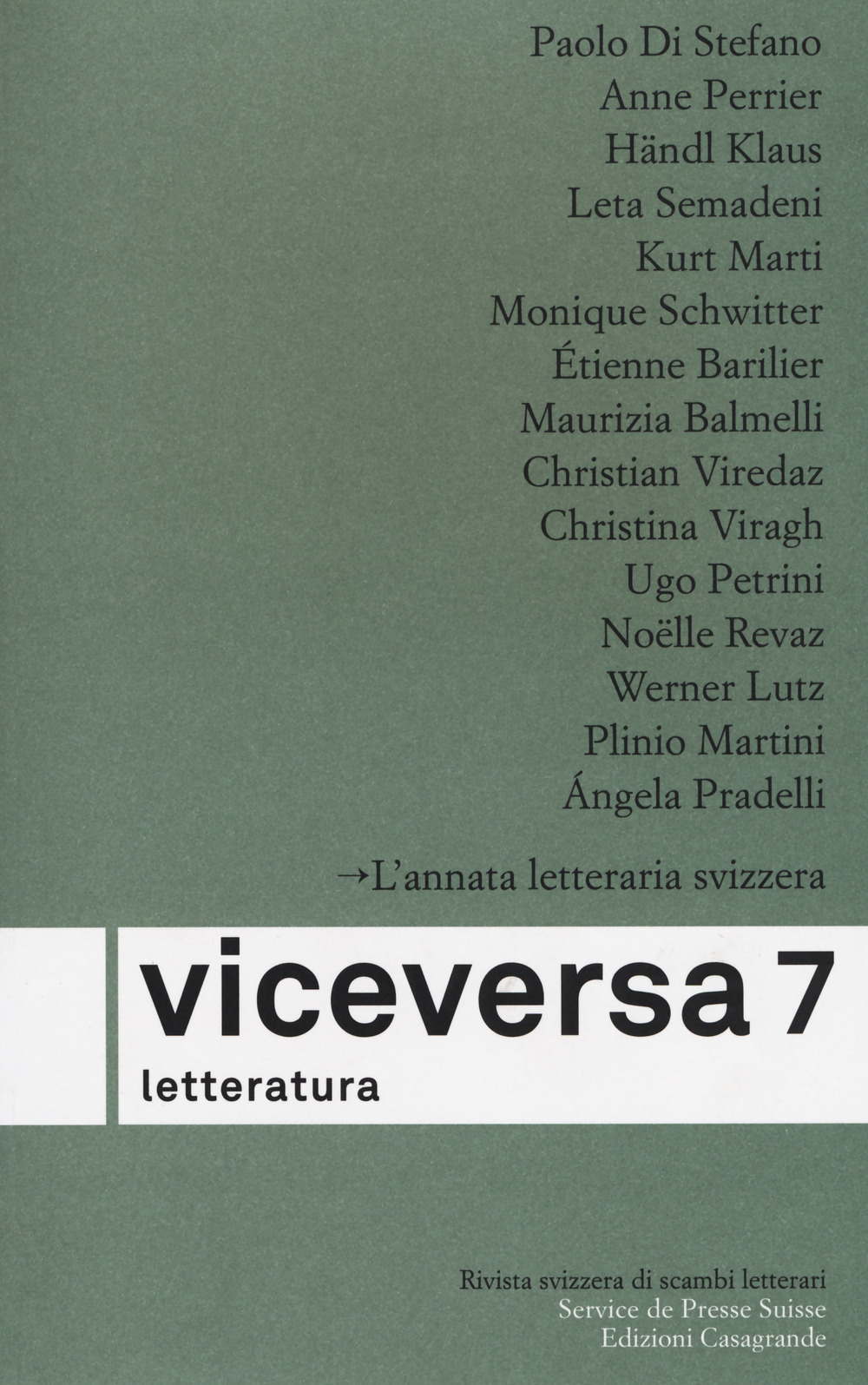 Image of Viceversa. Letteratura