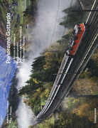 Libro Panorama Gottardo. La ferrovia di montagna-Die Gebirgsbahn-Le chemin de fer de montagne-The mountain railway. Ediz. illustrata Adriano Heitmann