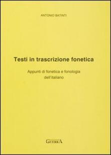 Testi in trascrizione fonetica. Appunti di fonetica e fonologia dellitaliano.pdf