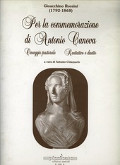 Copertina  Per la commemorazione di Antonio Canova [Partitura]