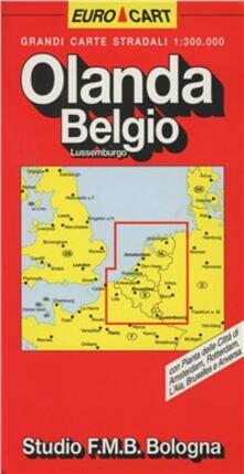 Listadelpopolo.it Olanda. Belgio. Lussemburgo 1:300.000 Image