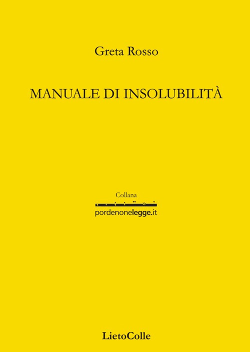 Manuale di insolubilità Scarica PDF EPUB
