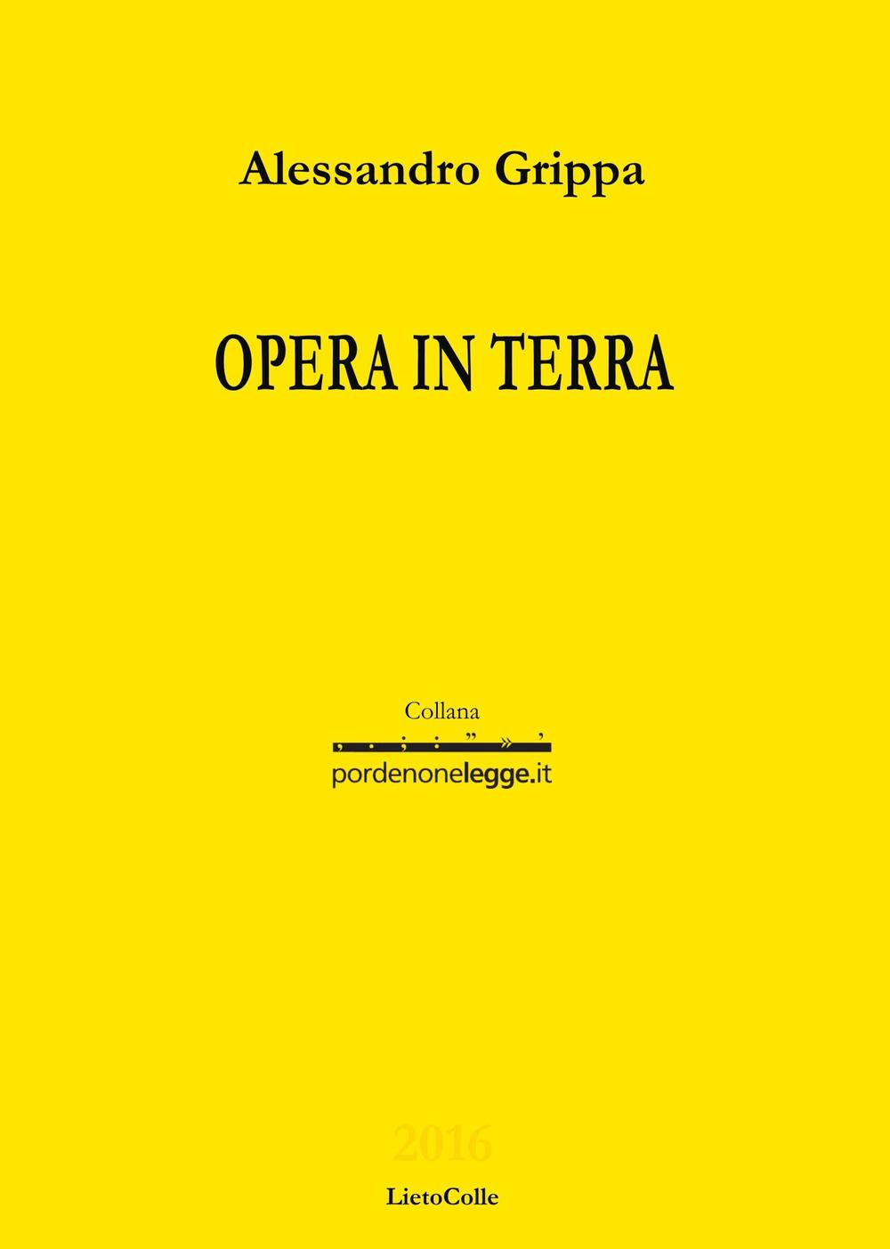 Opera in terra Scarica PDF EPUB
