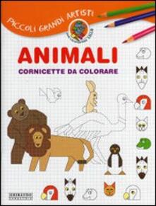 Animali Cornicette Da Colorare Libro Gribaudo Piccoli Grandi Artisti Ibs