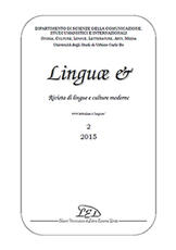 Libro Linguae &. Rivista di lingue e culture moderne (2015). Ediz. italiana, inglese e spagnola. Vol. 2