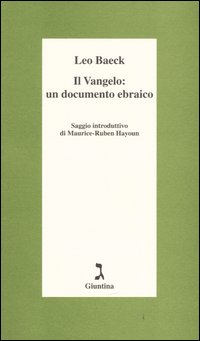 Image of Il Vangelo: un documento ebraico