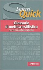 Libro Glossario di metrica e stilistica