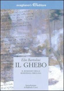 Il ghebo - Elio Bartolini - copertina