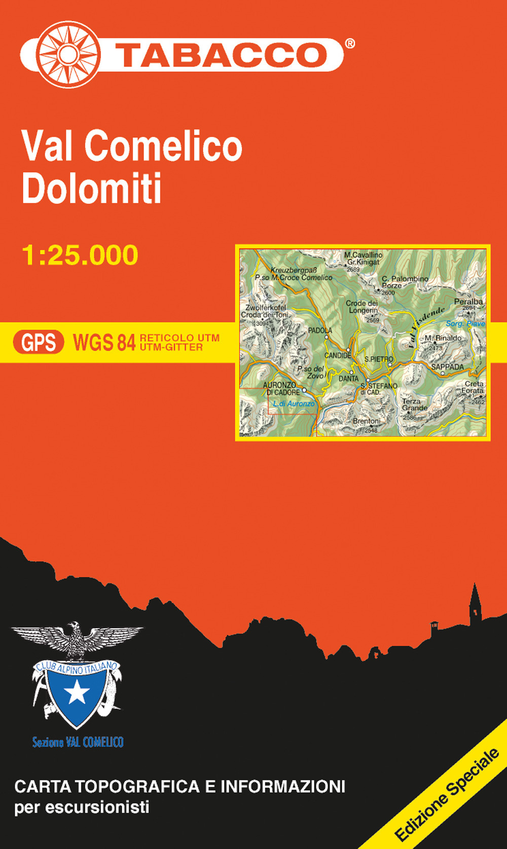 Image of VCOM Val Comelico. Dolomiti 1:25.000. Ediz. multilingue