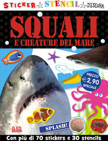 Squali e creature del mare. Stickers stencil disegna.pdf