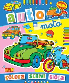 Listadelpopolo.it Colora auto e moto. Ediz. illustrata Image