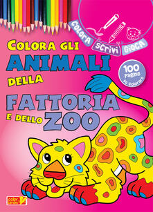 Colora Gli Animali Della Fattoria E Dello Zoo Pdf Online Pdf Game