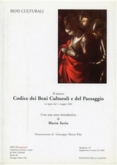 Copertina  Beni culturali: il nuovo codice dei beni culturali e del paesaggio in vigore dal 1. maggio 2004