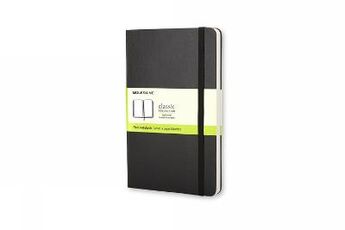 Cartoleria Taccuino Moleskine pocket a pagine bianche copertina rigida nero. Black Moleskine
