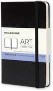Cartoleria Album per schizzi Art Sketchbook Moleskine pocket copertina rigida nero. Black Moleskine
