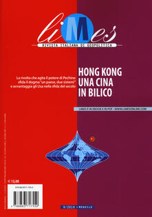 Limes. Rivista italiana di geopolitica (2019). Vol. 9: Hong Kong, una Cina in bilico..pdf